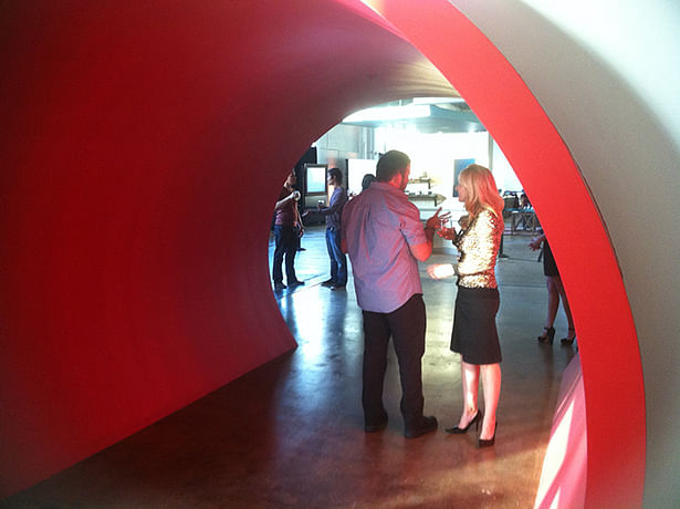 Lobby-to-Event space 'Love Tunnel' portal