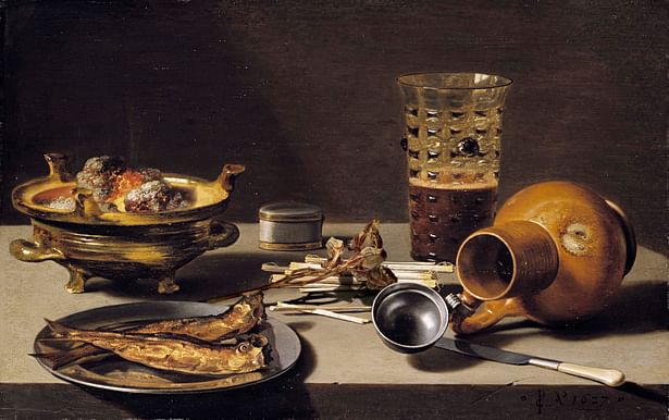 an 18th century Dutch still-life painting