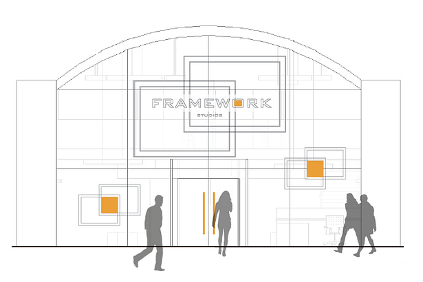 Exterior of Frameworks Studio