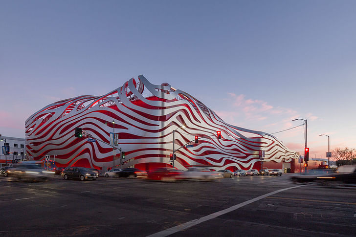 The Peterson Automotive Museum in Los Angeles. Image courtesy of Bill Zahner.