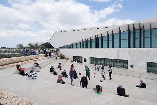 The Palestinian Museum. Image courtesy of Heneghan Peng Architects.