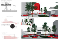 Design for a 'piazza' redevelopement