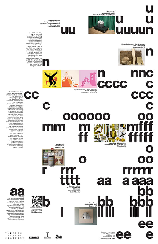 Exhibition poster by Pentagram