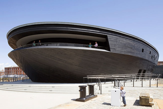 South: Mary Rose Museum by Wilkinson Eyre Architects with Pringle Brandon + Will. Photo: Richard Chivers