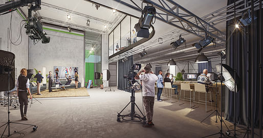 Production studio. Image © Flying Architecture.