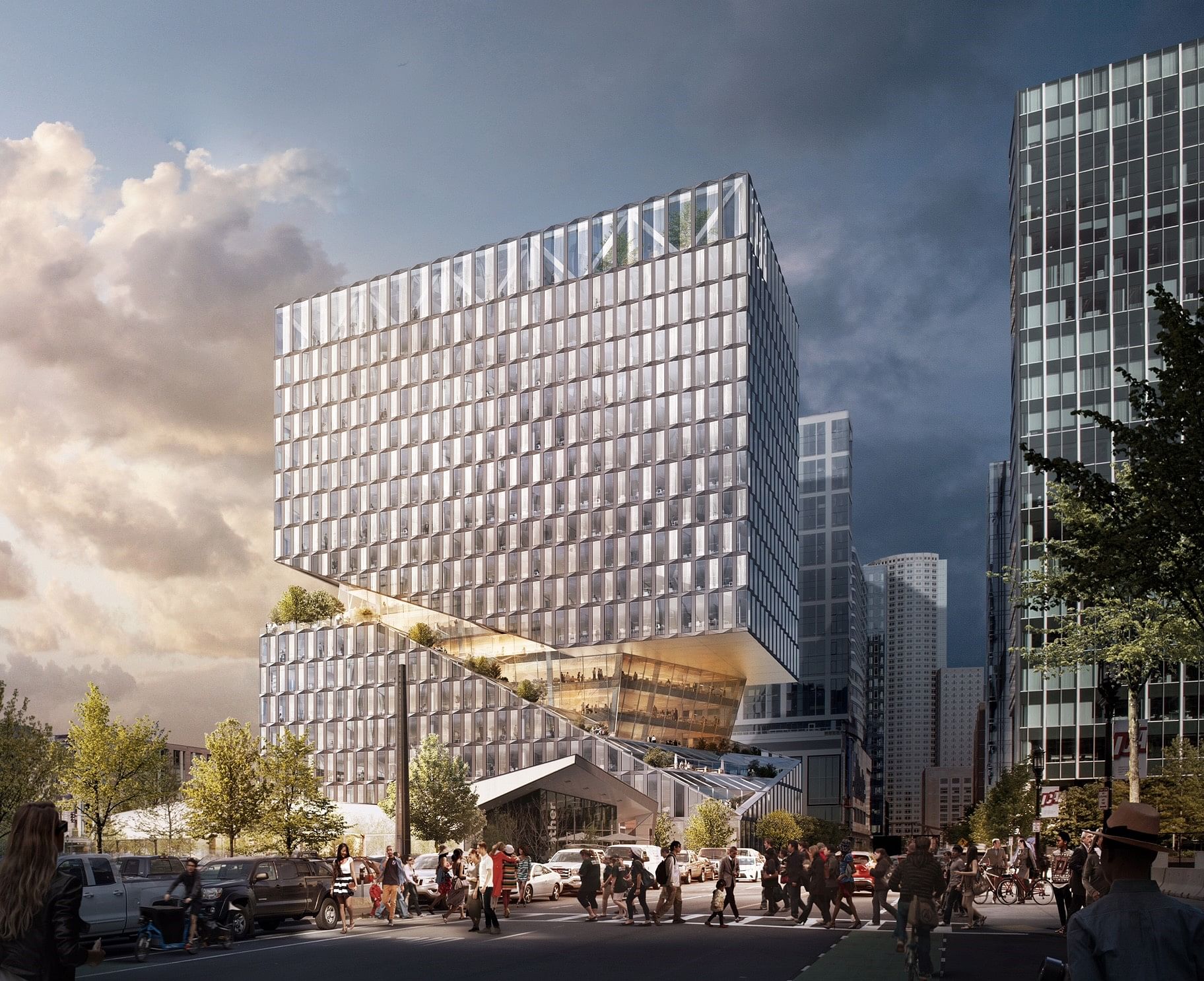 OMA embarks on first Boston commission with 88 Seaport mixed-use 