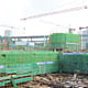 Construction site of Zhongxun Times by 10 Design. Photo courtesy of 10 Design