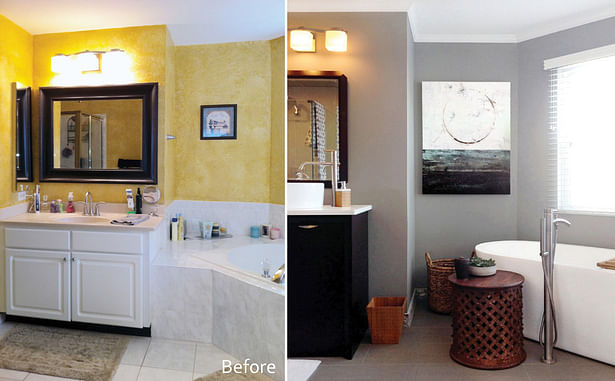 Vanity & Tub - Before & After