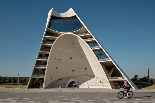 OPEN Architecture's Sun Tower in Yantai, China. Photo: Jonathan Leijonhufvud 