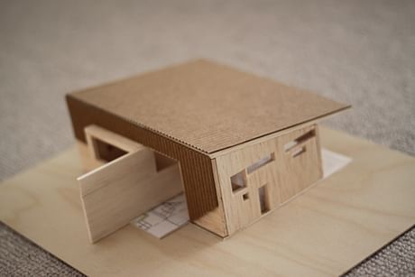 House H - 1:100 scale study model