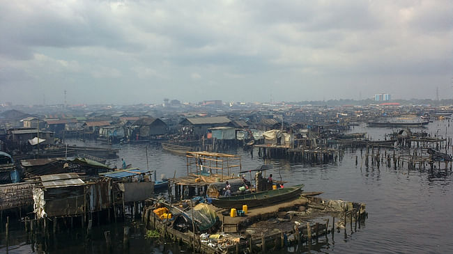 2014 Buckminster Fuller Challenge finalist - Makoko Iwaya Waterfront Regeneration Plan. Photo courtesy of the 2014 Buckminster Fuller Challenge.