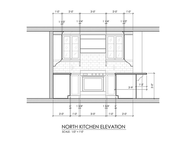 Kitchen - North Elevation
