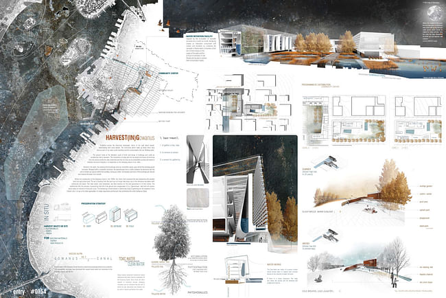 Winning project in the category Architectural Design: HARVEST(IN)Gowanus by Amanda Gann (student); Knoxville, Tennessee 