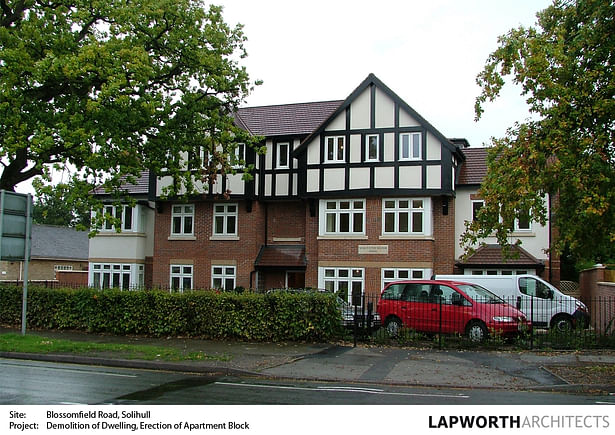 Demolition of Dwelling, Erection of Apartment Block