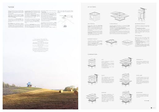 Kingspan Award winner Alessandro Ghidini's 'TOTEM' proposal. Image: Buildner