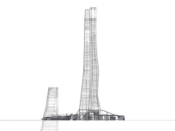needle towers gianluca milesi architecture