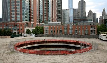 Zaha Hadid Architects' conceptual rendering for Chicago Spire site