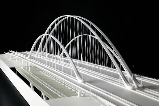 The original proposal from Calatrava's I-30 Margaret McDermott Bridge has been axed.