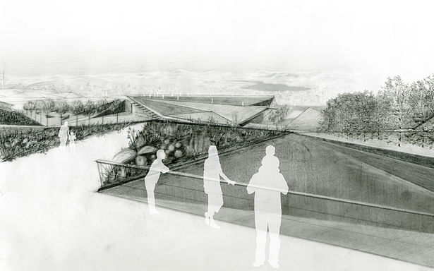 Primary viewpoint and horticultural hall exterior perspective