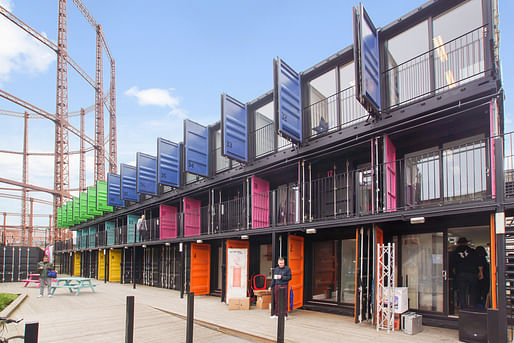 Containerville Open Studios, part of the London Design Festival. Image: Containerville