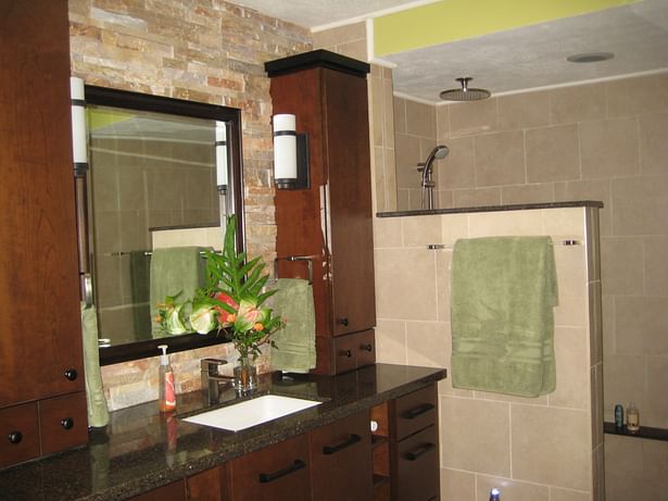 Enlarged and renovated Bathroom