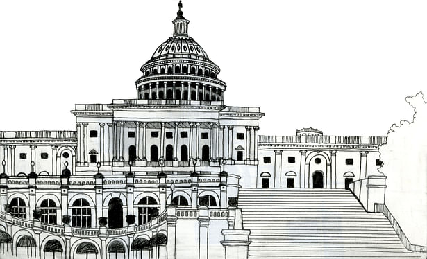 Capitol Building sketch