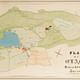 An 1886 master plan for Olana in ink and watercolor on paper. A tiny red square marked “summer house” suggests that he envisioned an open-air structure at a central spot on the site. Credit Collection, Olana State Historic Site