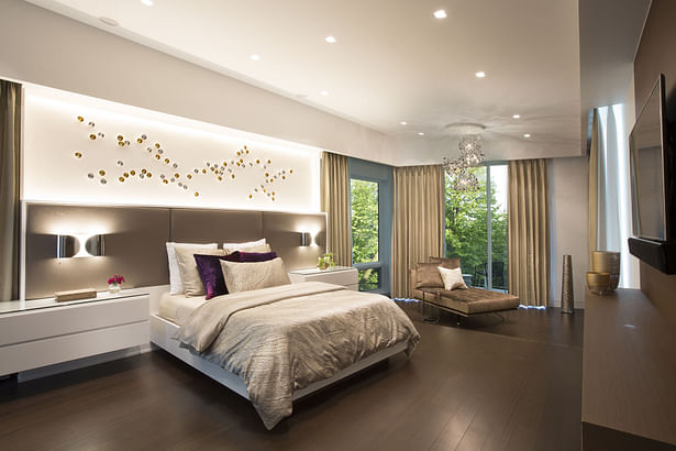 Master Bedroom - Residential Interior Design Project in Canada by DKOR Interiors
