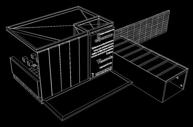 Axonometric view _ Entrance