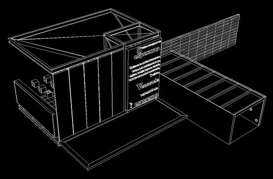 Axonometric view _ Entrance