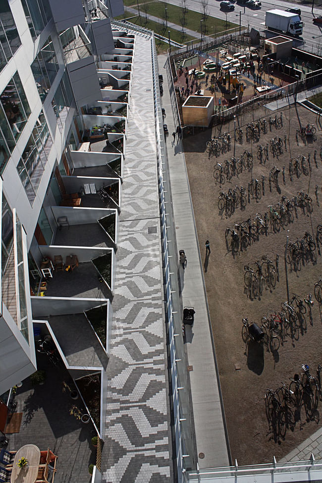 Bikes in Bjarke Ingalls (BIG) 8 House