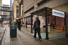 Homey pop-up bus shelter hopes to increase safety for Minneapolis commuters