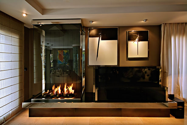 Bloch Design contemporary fireplace 1