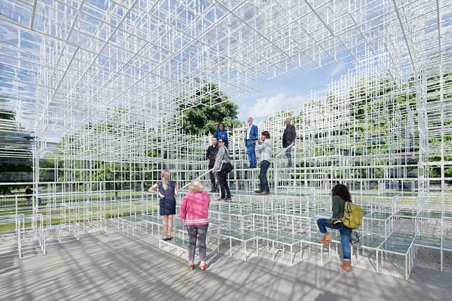 Fujimoto's Serpentine Pavilion, courtesy The Serpentine Pavilion.