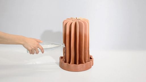 Print Clay Humidifier. Image credit: Jiaming Liu / Lexus Design Awards 2023