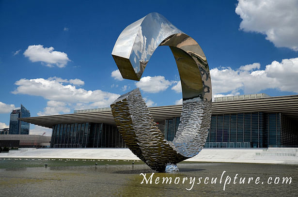 stainless steel sculpture