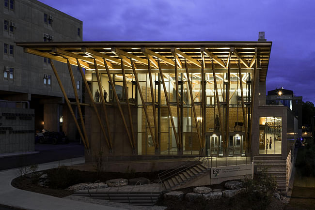 Gateway Center - SUNY-ESF College of Environmental Science & Forestry; Syracuse, NY by Architerra. Photo Credit: David Lamb Photography