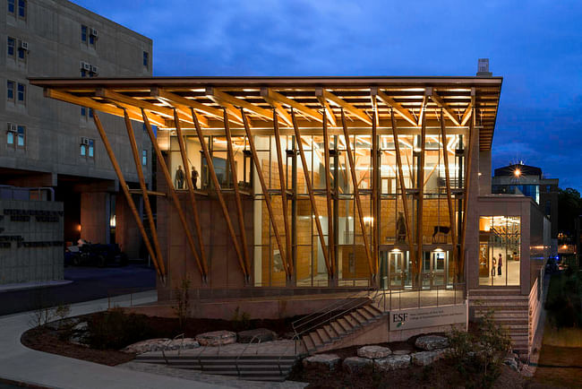 Gateway Center - SUNY-ESF College of Environmental Science & Forestry; Syracuse, NY by Architerra. Photo Credit: David Lamb Photography