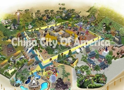 Conceptual image of "China City of America", via The Atlantic Cities.