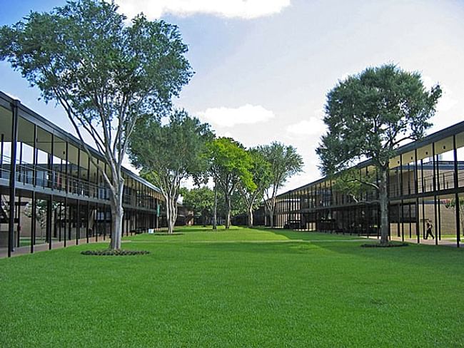 The inside of the Academic Hall