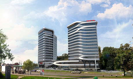 New residential complex 'Maestro' is in progress. Is going to be built in 2020 in Minsk, Belarus