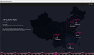 AQI Live Data Feed - Processing - By Siyao Zhang, Qinying Li