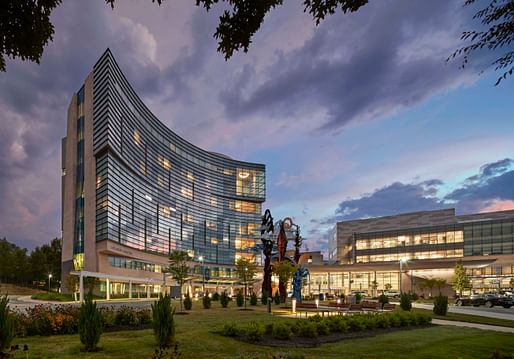 The Penn State Health Hershey Medical Center by Payette. Photo: © Robert Benson Photography