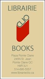 Logo/identity programme - CLIO Books, Montreal