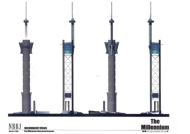 Elevation views of proposed tower