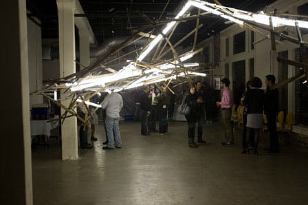Orogenous Zones by Christophe Gauspohl and Mario Schambon (photo of 2009 DesCours installation) 