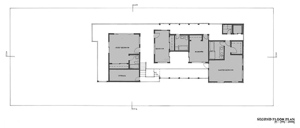 Final Hand Drawing - Second Floor Plan