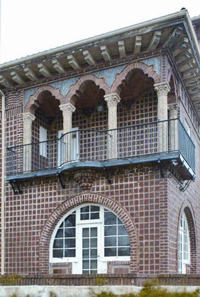 Guastavino Jr.'s residence on Bay Shore, Long Island was built almost entirely in tile vaulting. This Mediterranean-style villa was designed by Guastavino Jr. and his friend architect Henry Hornbostel. Photo © Michael Freeman. Courtesy of the Museum of the City of New York 