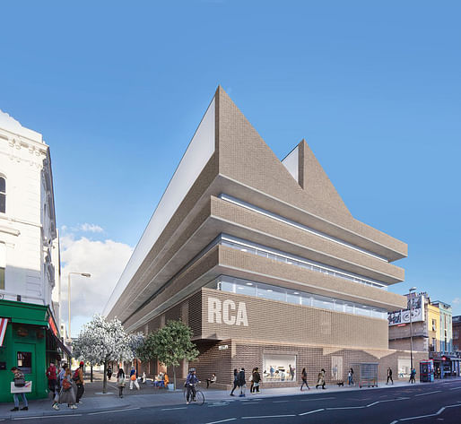 The Herzog & de Meuron-designed proposal for Royal College of Art Battersea South Campus © Herzog & de Meuron