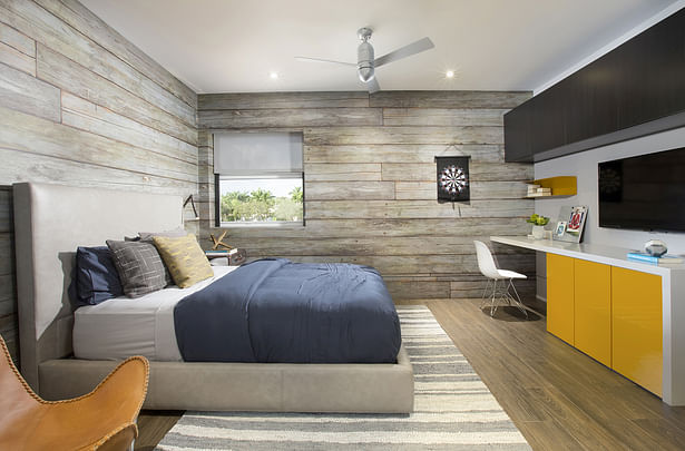 Boys bedroom - Residential Interior Design Project in Aventura, Florida 